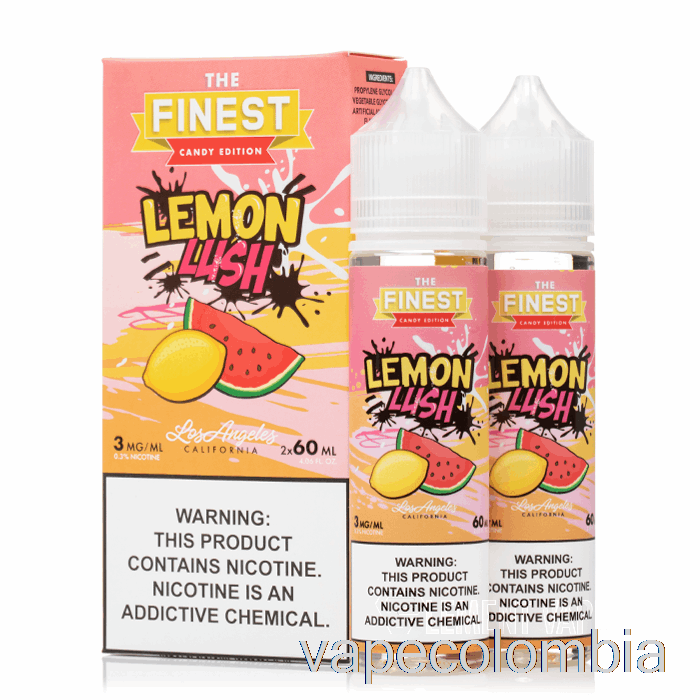 Vape Kit Completo Lemon Lush - Edición The Fine Candy - 120ml 0mg